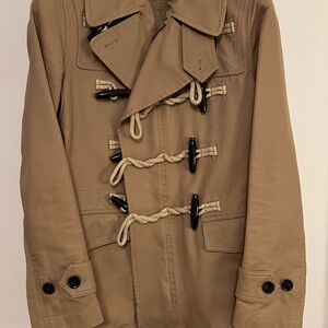 Burberry Tan Trench Coat with Toggle Fastenings